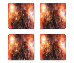 Gas Cloud in Deep Space Coaster Set Of Four