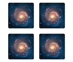 Black Hole Cosmos Space Coaster Set Of Four