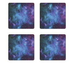 Galaxy Stars in Space Coaster Set Of Four