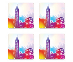 Historical Big Ben UK Coaster Set Of Four