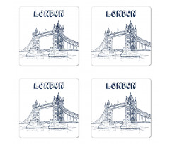 Europe Big Ben Landmark Coaster Set Of Four