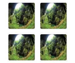 Punkevni Cave in Czech Coaster Set Of Four