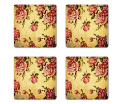 Victorian Style Pattern Coaster Set Of Four