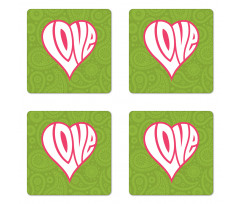 Paisley Love Nutrient Coaster Set Of Four