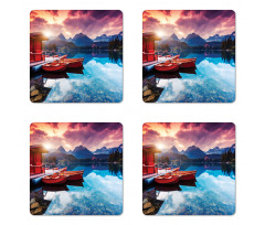 South Asia Romantic Coaster Set Of Four