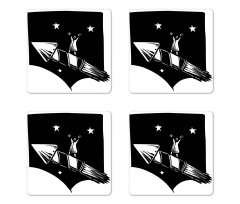 Fireworks Ride Stars Sky Coaster Set Of Four