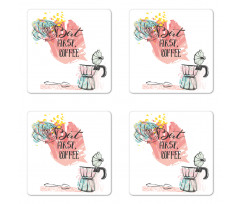 Grunge Art Maker Coaster Set Of Four