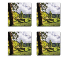 Stourhead Cloudy Scene Coaster Set Of Four