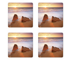 Hawaiian Sea Sky Nature Coaster Set Of Four