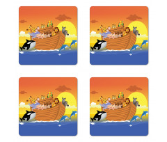 Myth Creatures in Sea Coaster Set Of Four