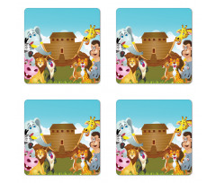 Mythical Animals Ark Coaster Set Of Four