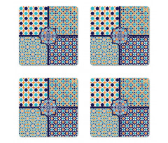 Mosaic Eastern Pattern Coaster Set Of Four