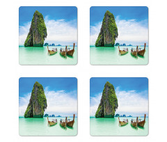 Rock in the Sea Coast Coaster Set Of Four