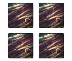 Nebula Planet Cloud Coaster Set Of Four