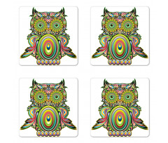 Owl Eye Coaster Set Of Four