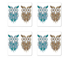 Farsighted Birds Coaster Set Of Four