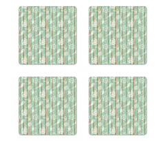 Mint Seashell Sailing Coaster Set Of Four