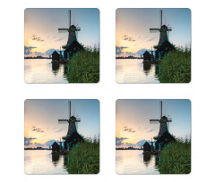 Real Photo of Windmills Coaster Set Of Four