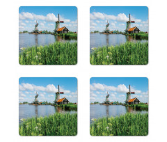 Daytime Zaanse Schans Coaster Set Of Four