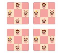 Kawaii Style Characters Coaster Set Of Four