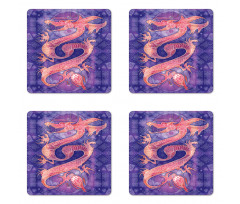 Chinese Yin Yang Coaster Set Of Four