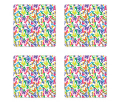 Movement Lifestyle Art Coaster Set Of Four