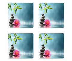 Spa Theme Rocks Coaster Set Of Four