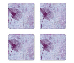 Flower Romance Coaster Set Of Four