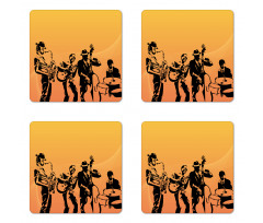 Jazz Quartet Stage Coaster Set Of Four