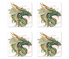 Grunge Celtic Coaster Set Of Four