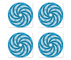 Abstract Fractal Coaster Set Of Four