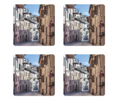 Italian Town Street Coaster Set Of Four