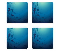 Hammerhead Shark Coaster Set Of Four