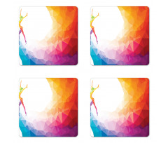 Gymnastics Girl Coaster Set Of Four