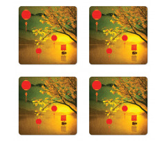 Traditional Chinese Coaster Set Of Four