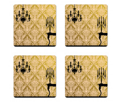 Victorian Style Room Coaster Set Of Four