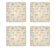 Fitness Sport Coaster Set Of Four