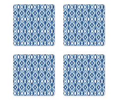 Ikat Motif Ethnic Coaster Set Of Four