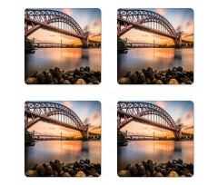 Sunset Evening View Coaster Set Of Four