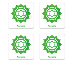 Chakra Meditation Coaster Set Of Four