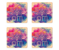 Psychedelic Oriental Coaster Set Of Four