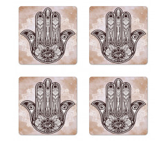 Mystic Mandala Eastern Coaster Set Of Four