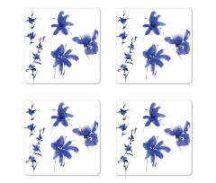 Oriental Art Coaster Set Of Four