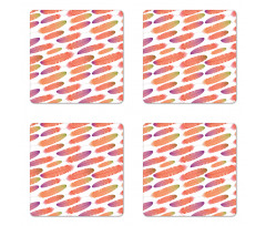 Color Details Tile Coaster Set Of Four