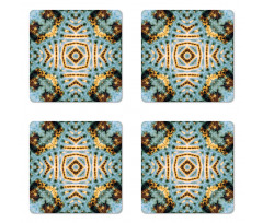 Tie Dye Grunge Coaster Set Of Four