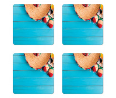 Latin Sombrero Coaster Set Of Four