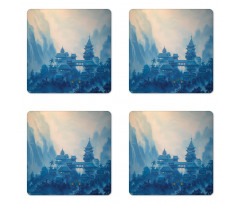 Chinese Night Coaster Set Of Four