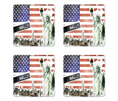 New York Coaster Set Of Four