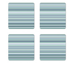 Abstract Narrow Band Coaster Set Of Four