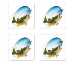 Wild Life in Nature Theme Coaster Set Of Four